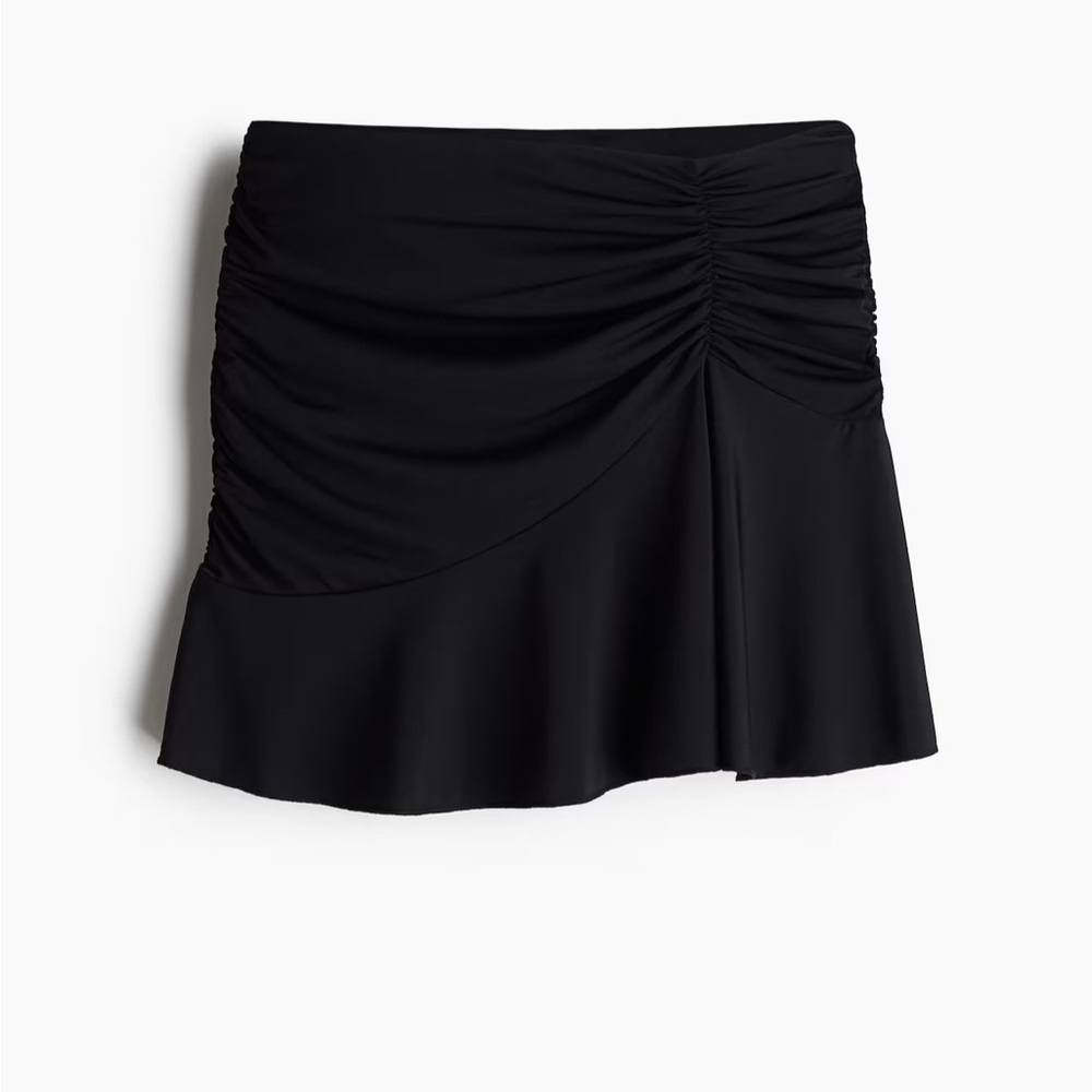 Elegant Gathered Mini Skirt
